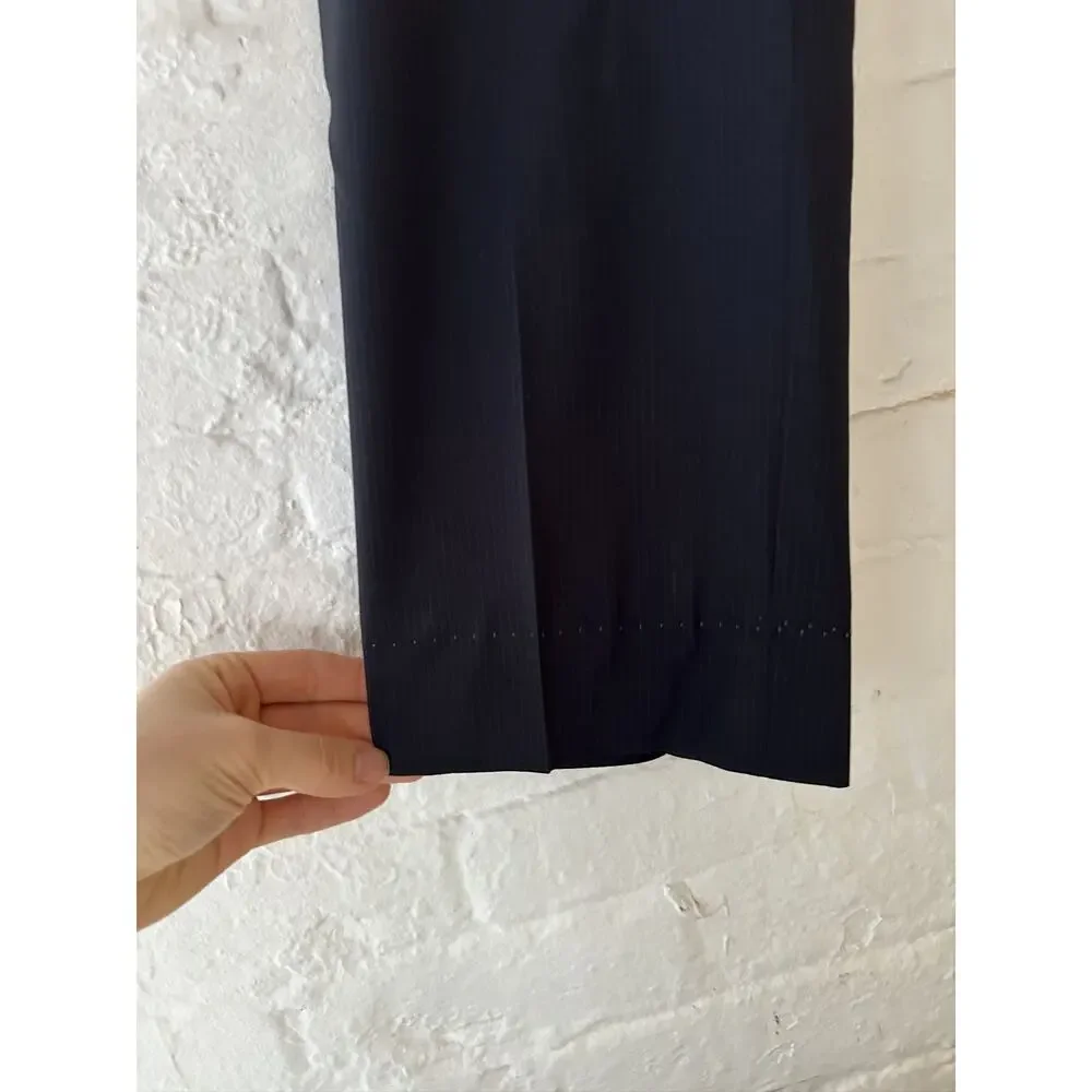 Prada Pinstriped Wool Trousers
